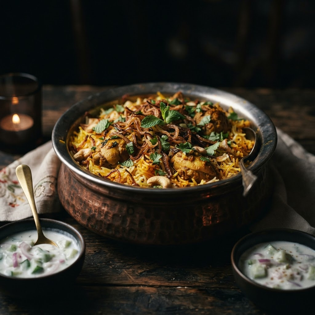 Hyderabadi biryani order